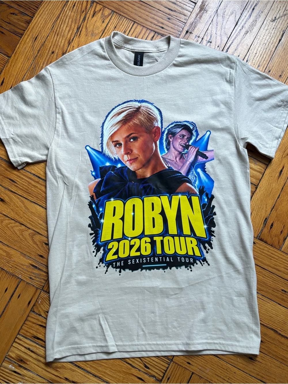 Robyn Sexistential Tour Bootleg Merch T-shirt NYC Brooklyn Barclays Center 2026